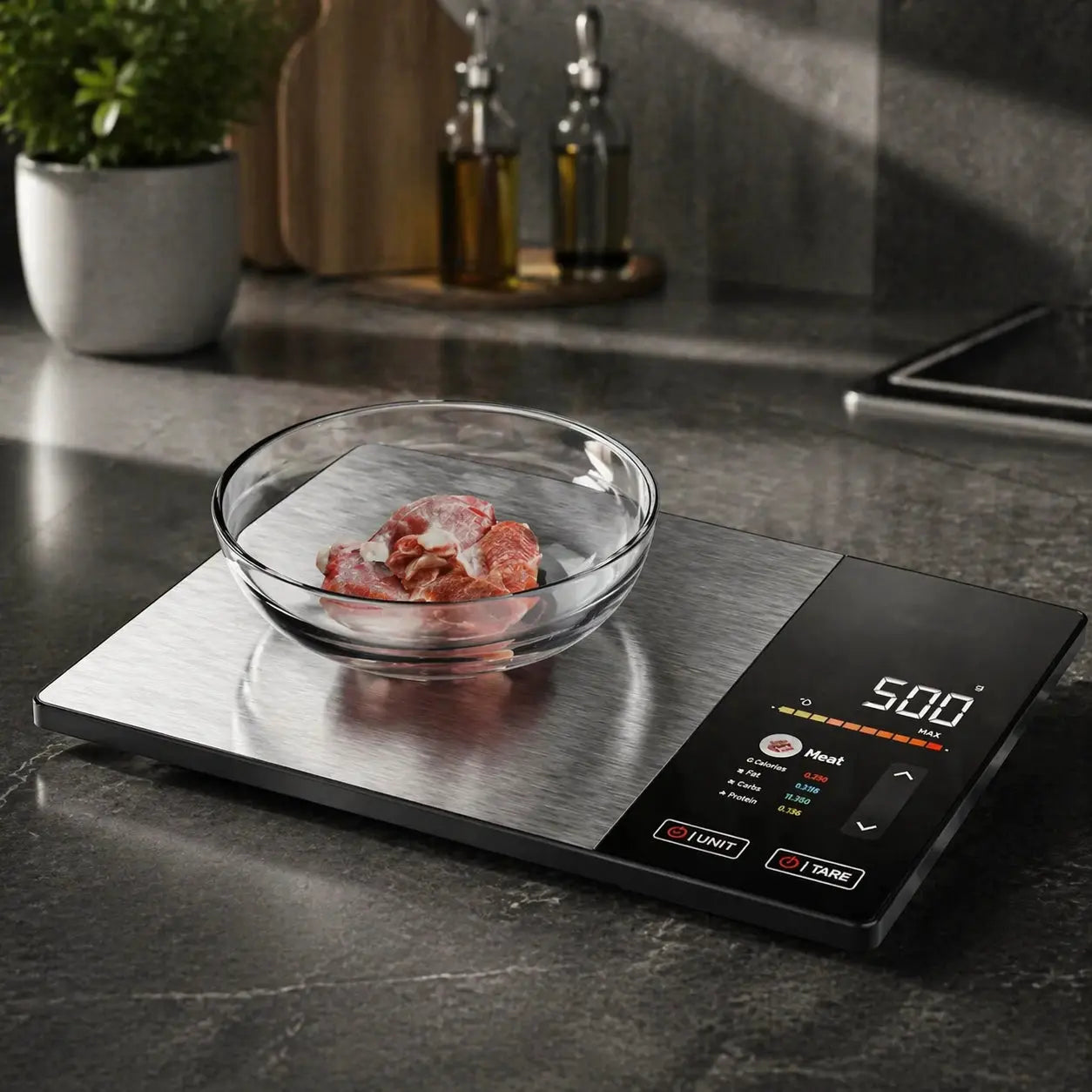 Green Lion Smart Nutritional Food Scale Scrollcart Qatar 