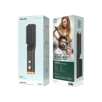 Green Lion Cordless Beard and Hair Straightener Marhaba international 