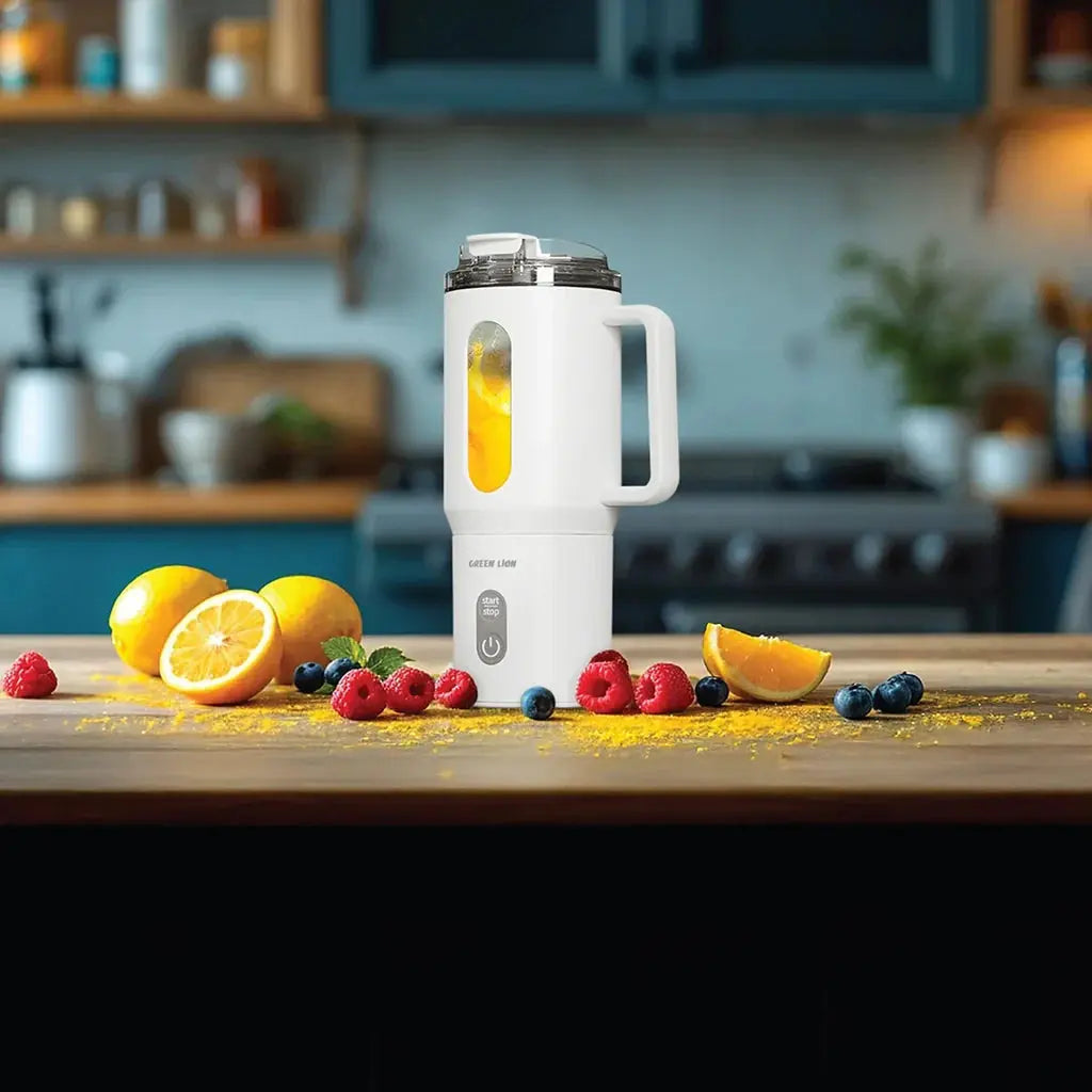 Green Lion Mug Blend Portable Juicer Marhaba international 
