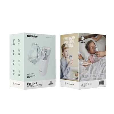 Green Lion Portable Nebulizer Pro - White Marhaba international 