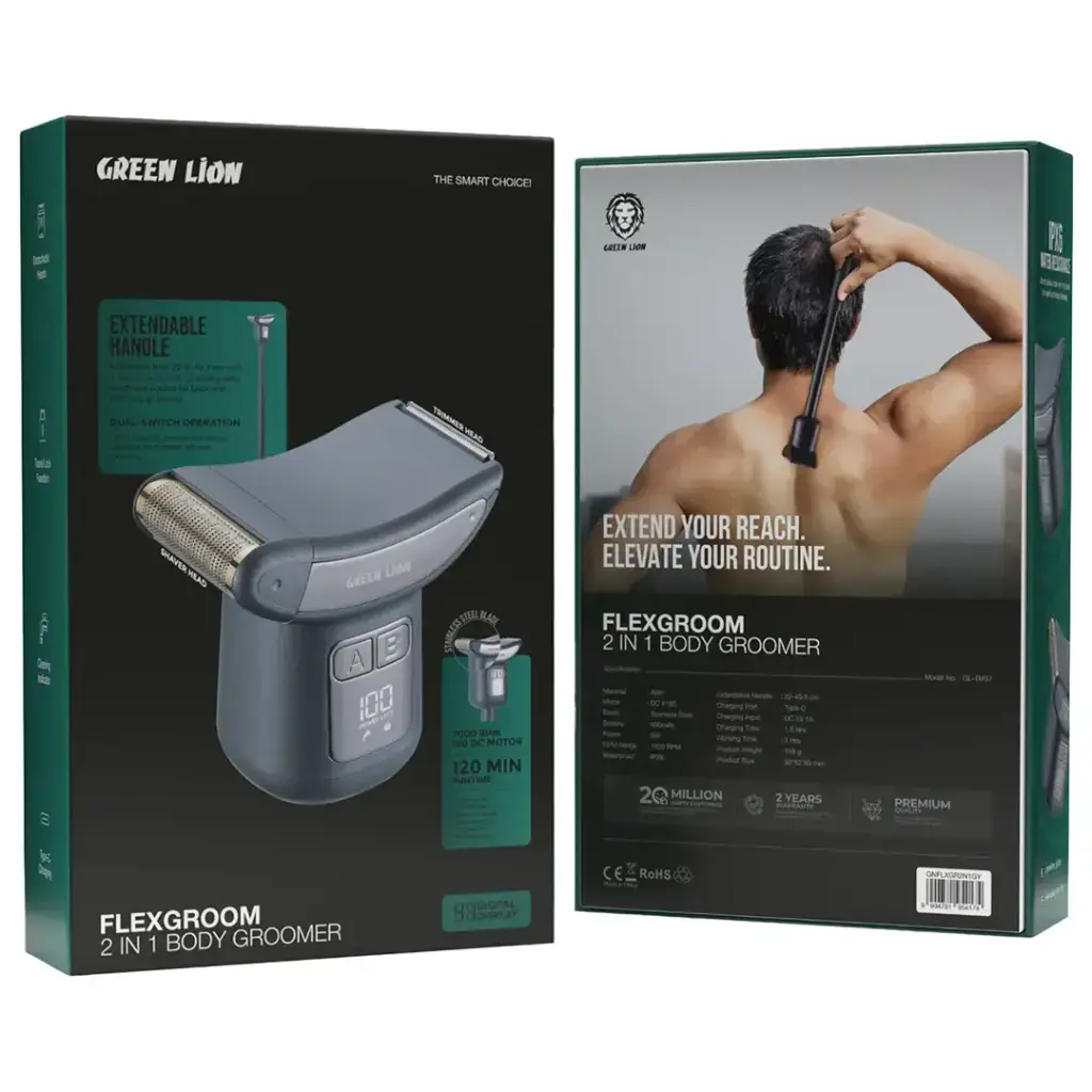 Green Lion Flexgroom 2 in 1 Body Groomer Marhaba international 