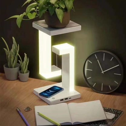 LED Desk Lamp with Wireless Charger night