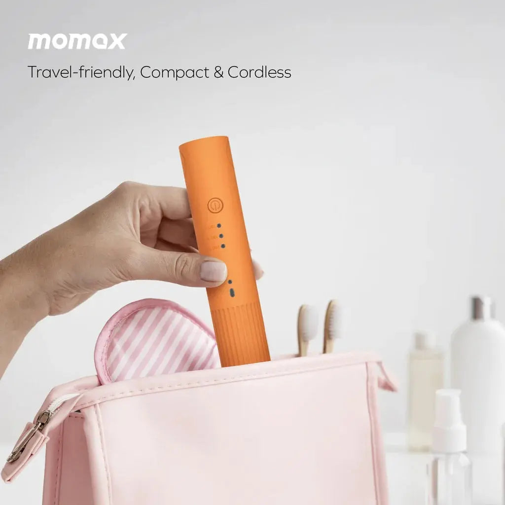 MOMAX 1-CARE Styler Cordless Mini Hair Straightener - Scrollcart Qatar