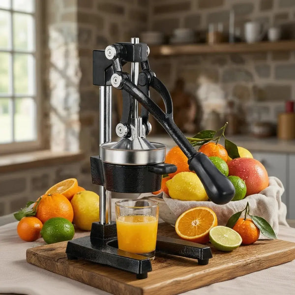 Hand Press Manual Fruit Juicer Lemon Squeezer with Stainless Steel Filter Scrollcart Qatar 
