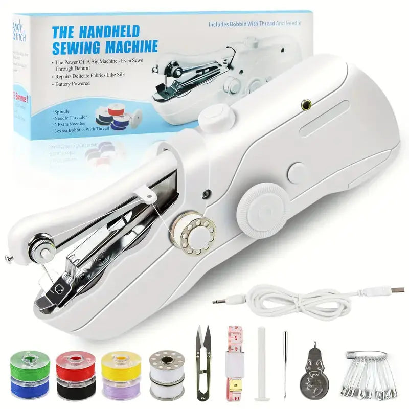 Handheld Cordless Electric Mini Sewing Machine Scrollcart Qatar 