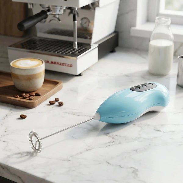 Handheld Electric Coffee Mixer & Milk Frother Scrollcart Qatar 