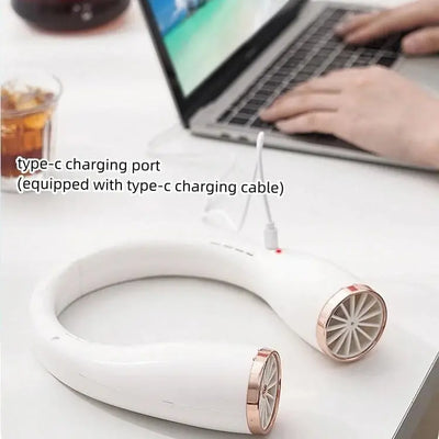 Hands-Free Bladeless Portable Folding Mini Neck Fan Qatar