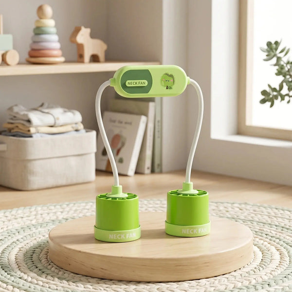 Hands-Free Neck Fan Rechargeable USB Portable Scrollcart Qatar 