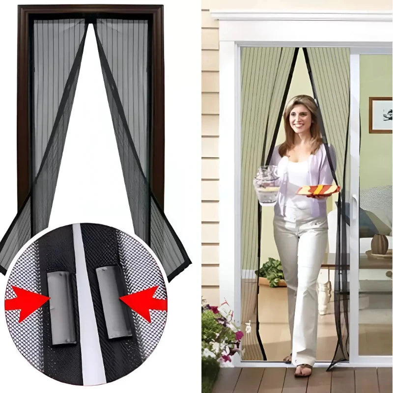 Magnetic Screen Door Net - Scrollcart Qatar