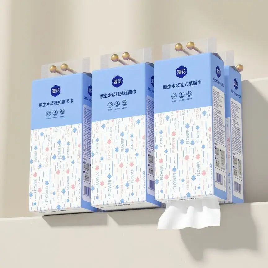 Hanging Tissue Paper - Soft Absorbent Facial Sheets Scrollcart Qatar 
