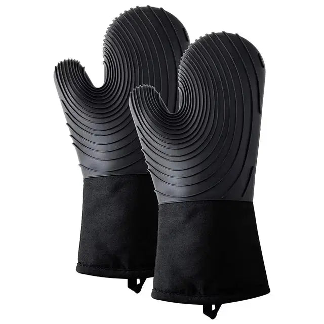 Heat-Resistant Silicone Oven Gloves Scrollcart Qatar 