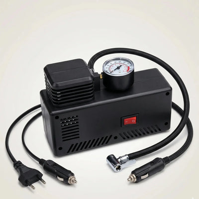 HiMK CM-301 Dual-Power Portable Car Air Compressor & Tire Inflator Scrollcart Qatar 