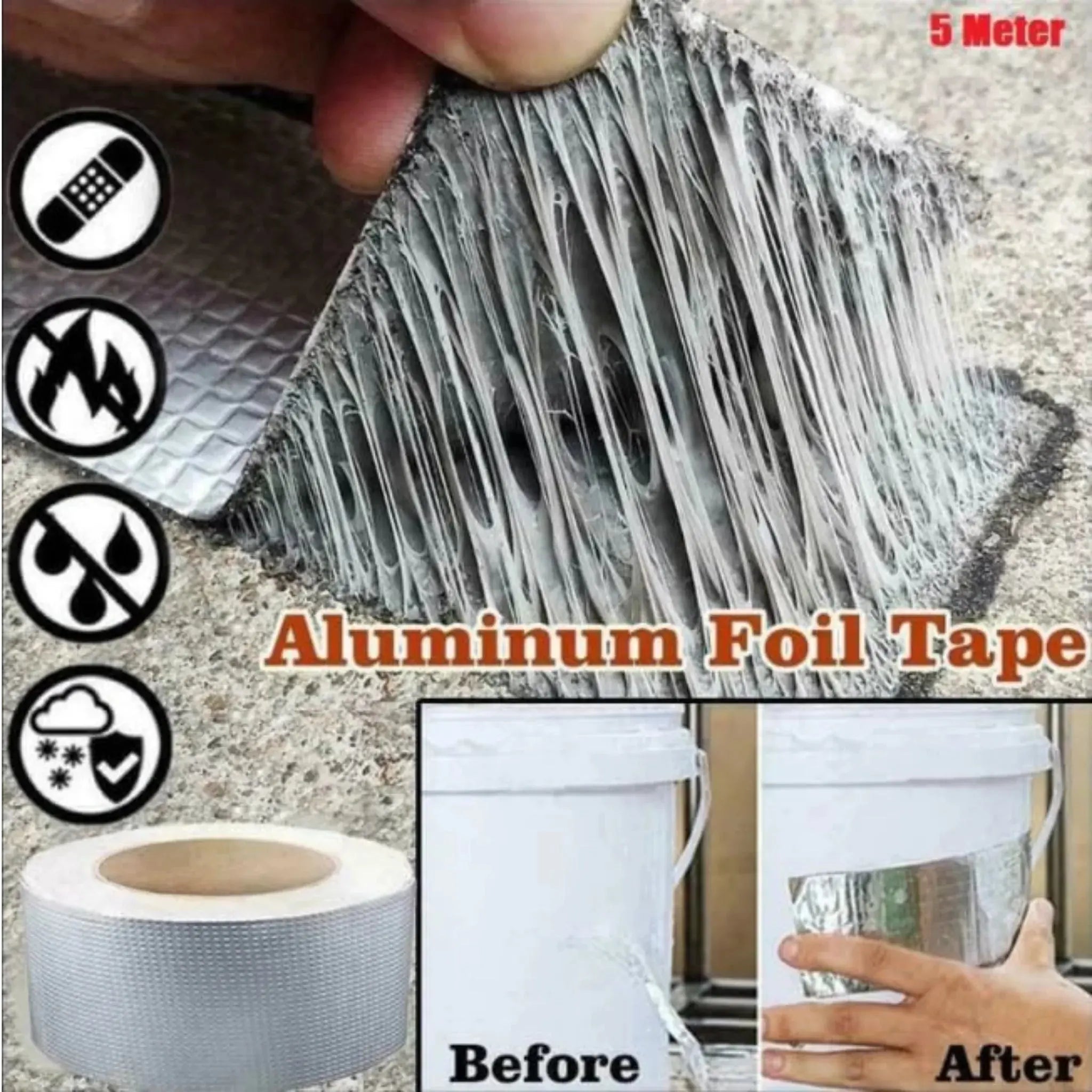 High Polymer Butyl Rubber Adhesive Leakproof Waterproofing Tape Scrollcart Qatar 