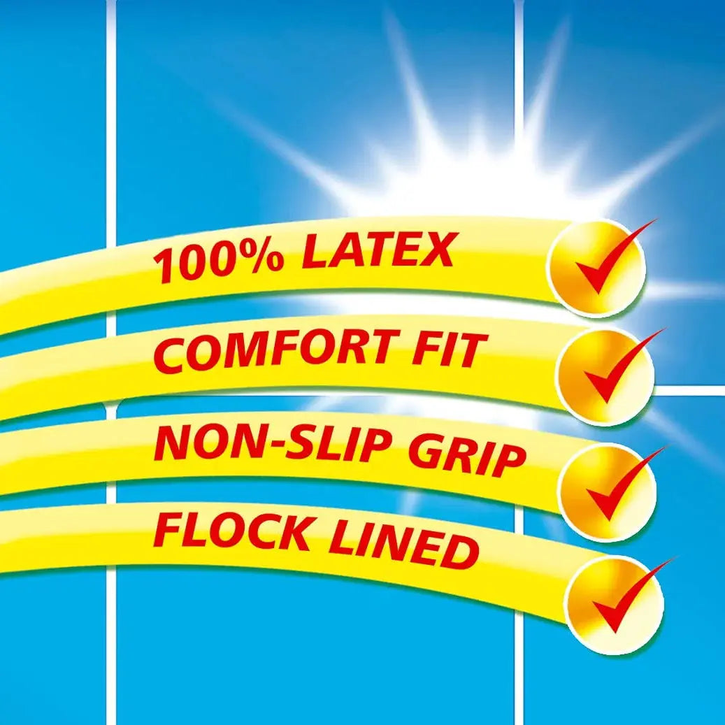 Housemind Latex Gloves 1+1 Free Yellow Price Doha Qatar