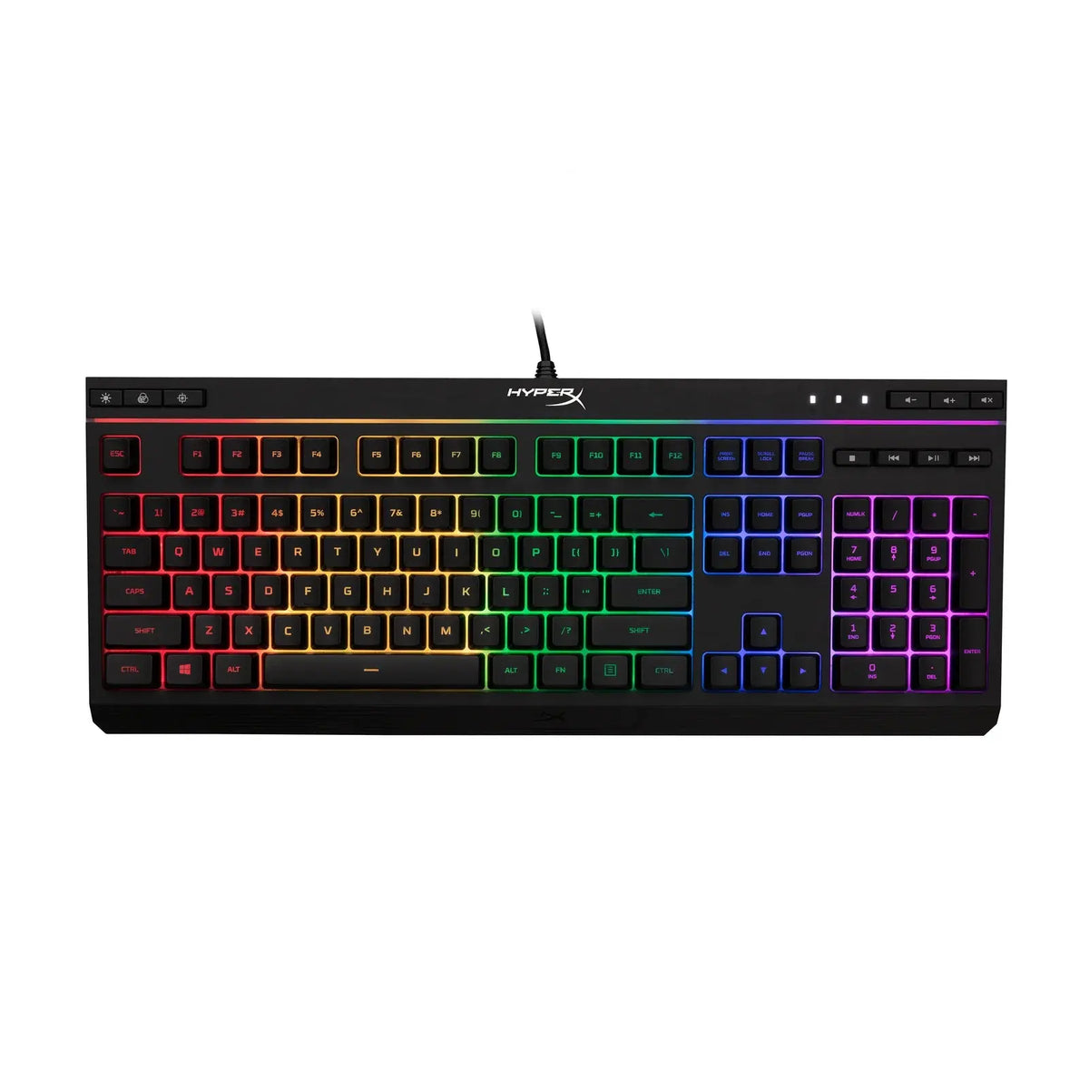 HyperX Alloy Core RGB Gaming Keyboard – Membrane, Black Scrollcart Qatar 