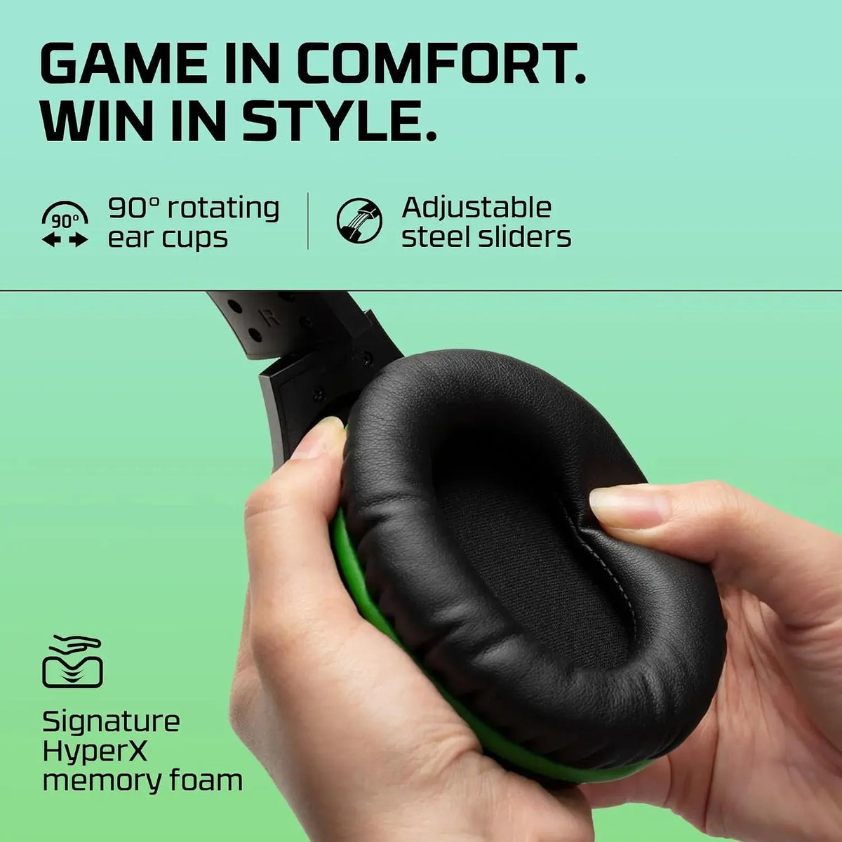 HyperX CloudX Stinger Core Wireless Gaming Headset for Xbox – 40mm, Black Scrollcart Qatar 
