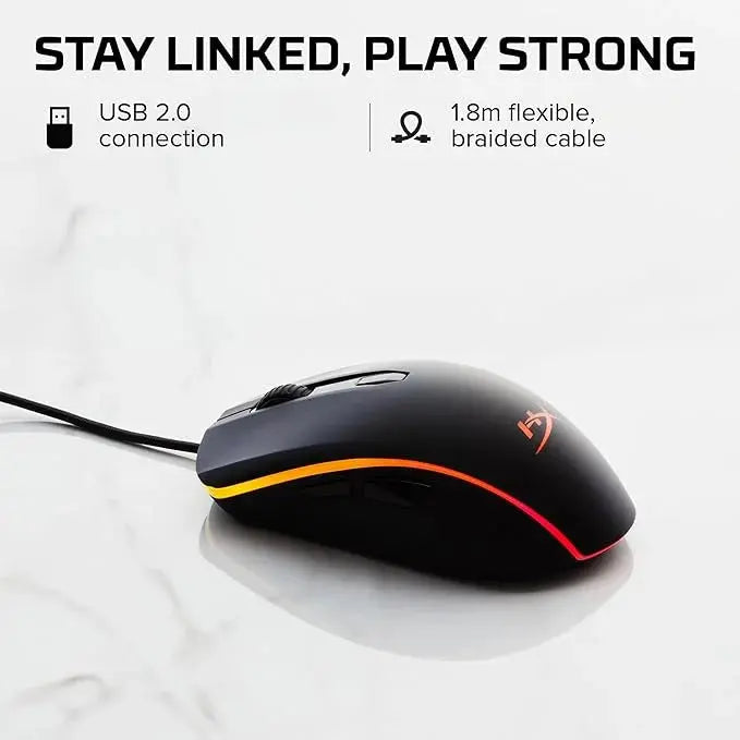 HyperX Pulsefire Surge RGB Wired Gaming Mouse – Black Scrollcart Qatar 