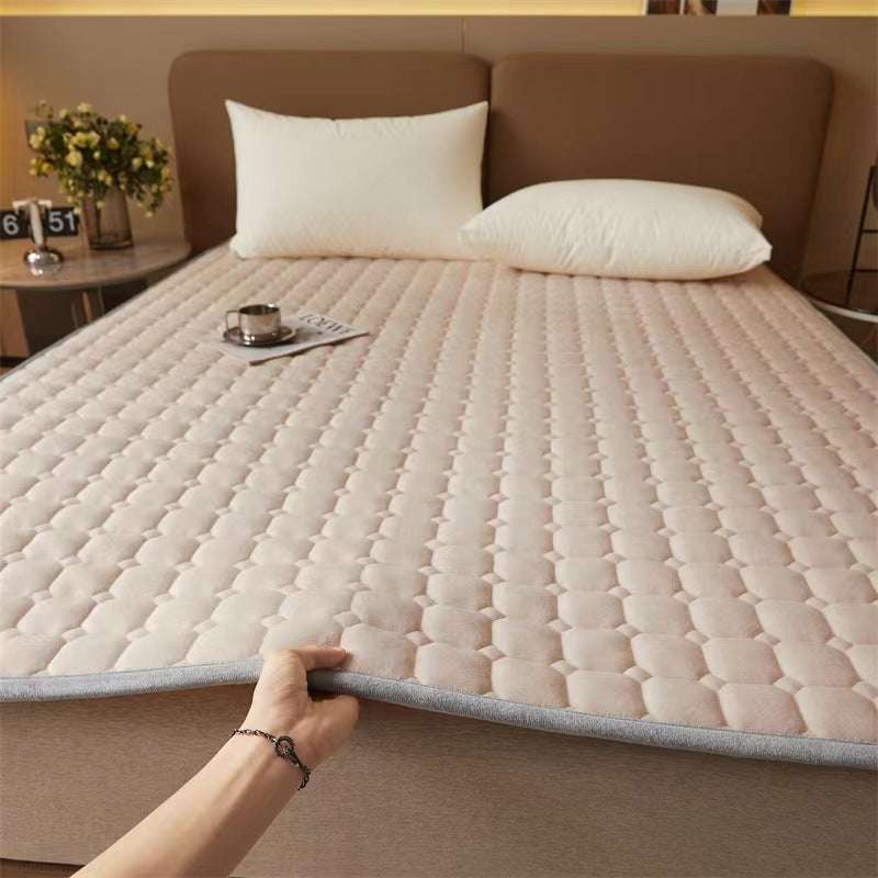 Ultra soft Mattress Topper Cover - Bed sheet Protector with 4 Side Elastic Strap