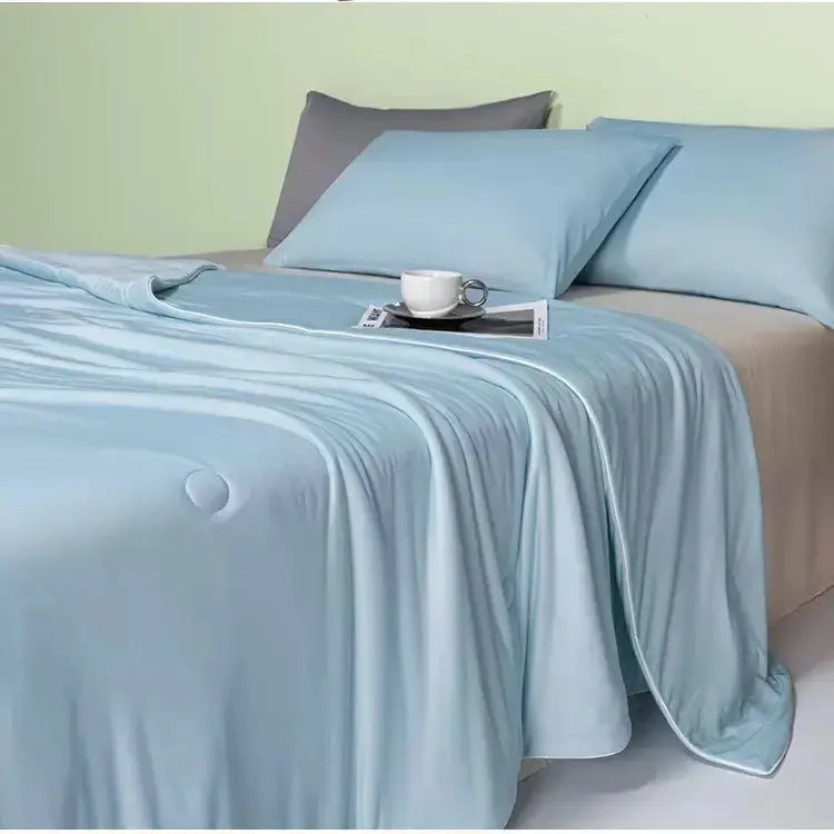 Cooling Quilt Blanket – Breathable, Hypoallergenic & Easy to Clean - Scrollcart Qatar