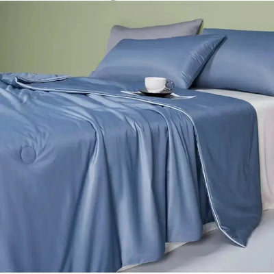 Cooling Quilt Blanket – Breathable, Hypoallergenic & Easy to Clean - Scrollcart Qatar