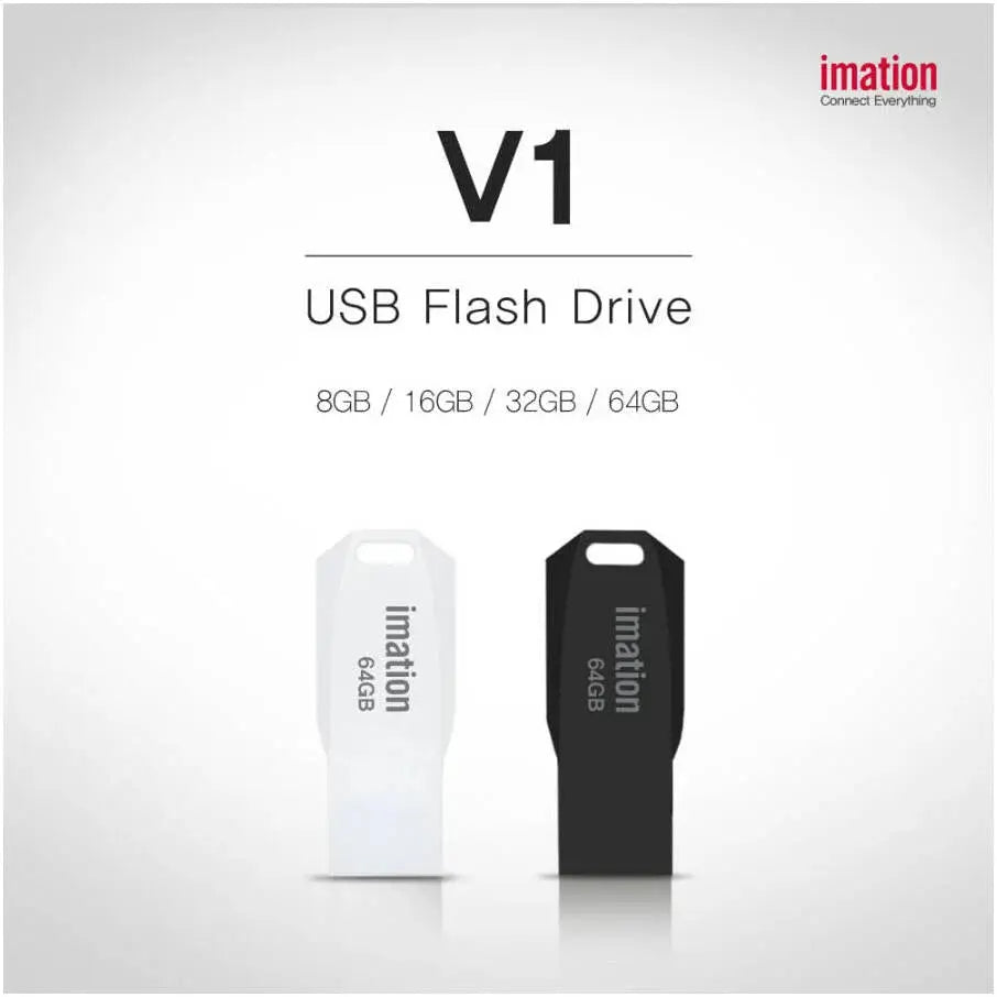 Imation V1 USB 2.0 Flash Drive – 8GB, 16GB, 32GB & 64GB Scrollcart Qatar 