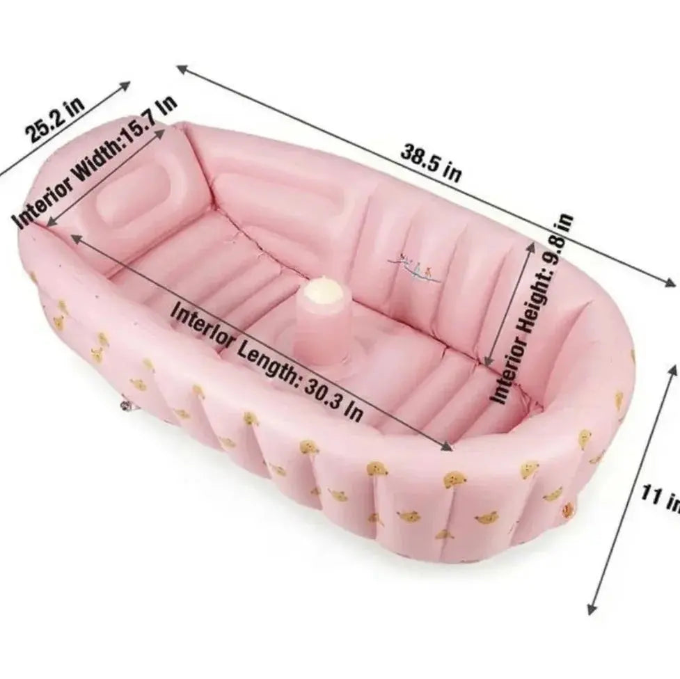 Inflatable Toddler Bathtub-Portable Baby Bath Tub Qatar