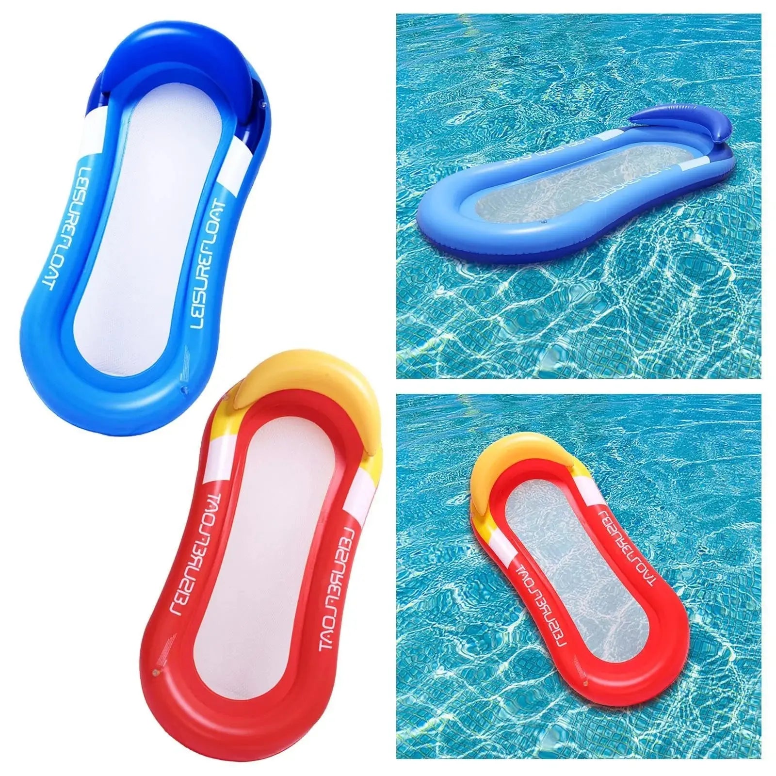 Inflatable Pool Float Chair with Mesh Seat Doha Qatar