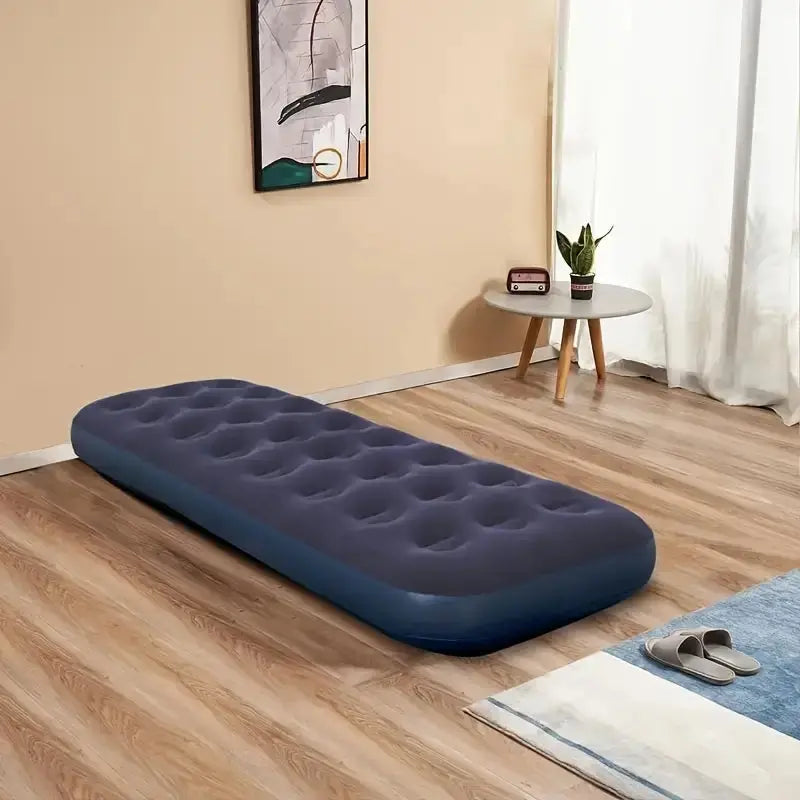 Inflatable Single Air Bed Camping Mattress For Indoor & Outdoor Scrollcart Qatar 