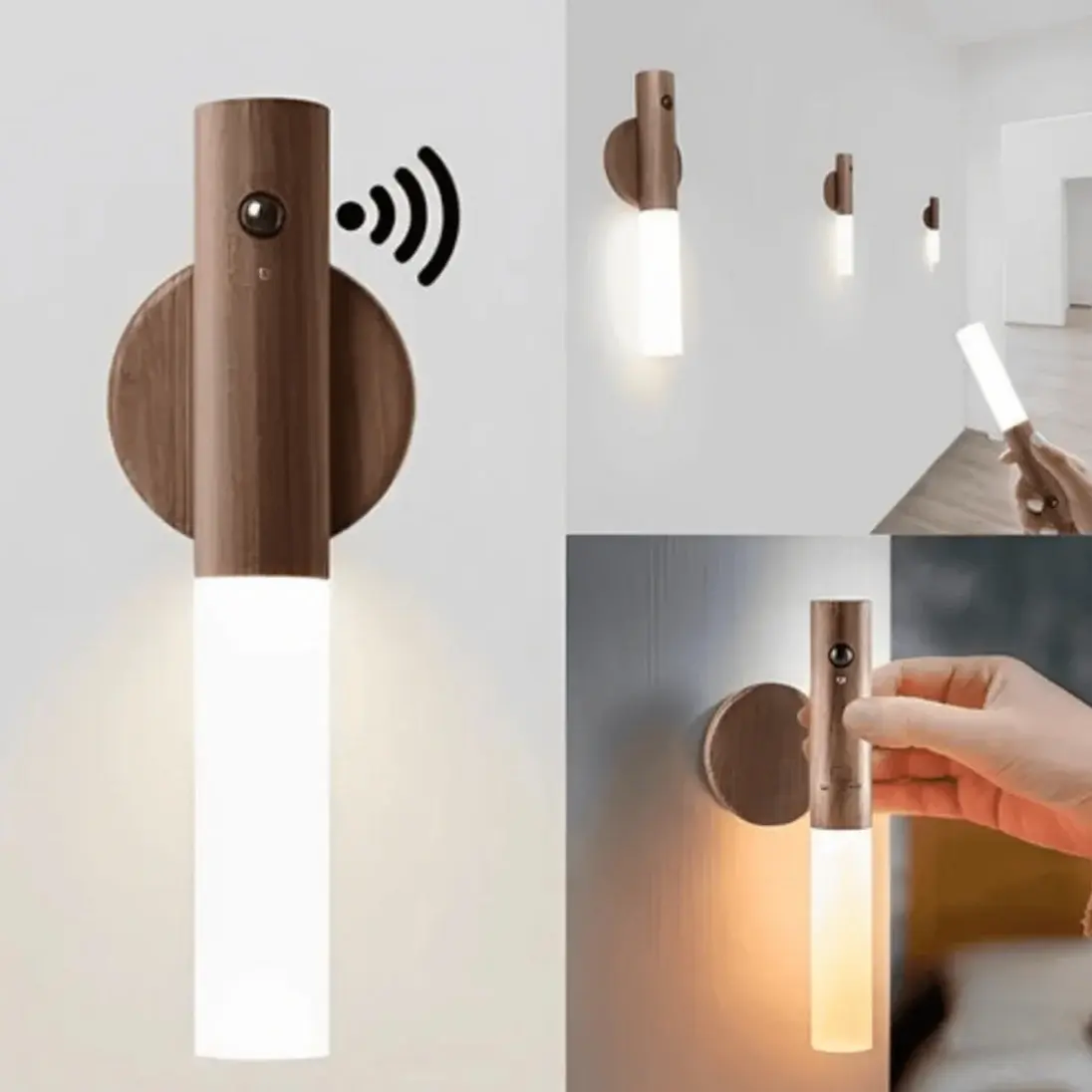 Intelligent Motion Sensor Night Light – Automatic Induction LED Light Scrollcart Qatar 