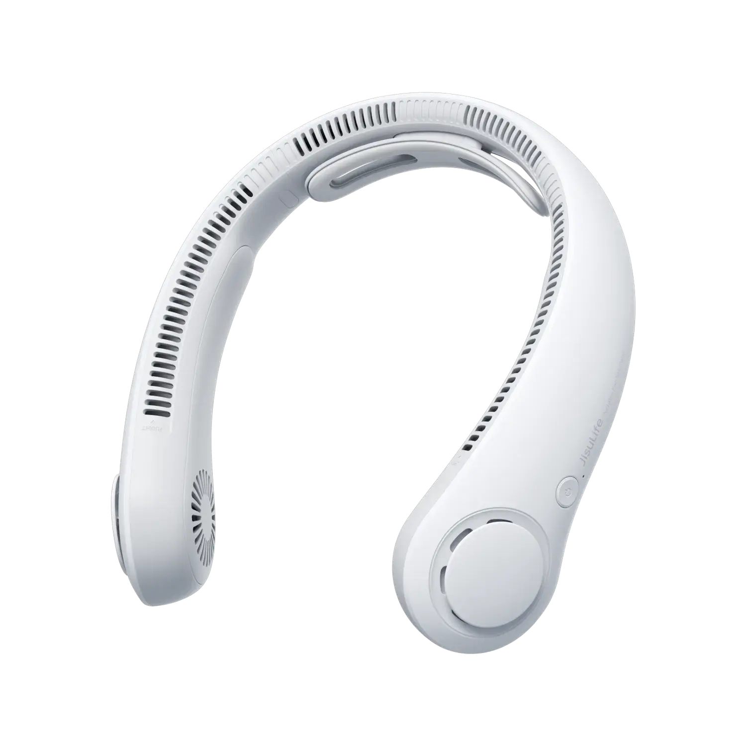 JISULIFE Portable Bladeless Neck Fan 3 USB Rechargeable 4000mAh 5-Speed Hands-Free Personal Cooling Al anees 