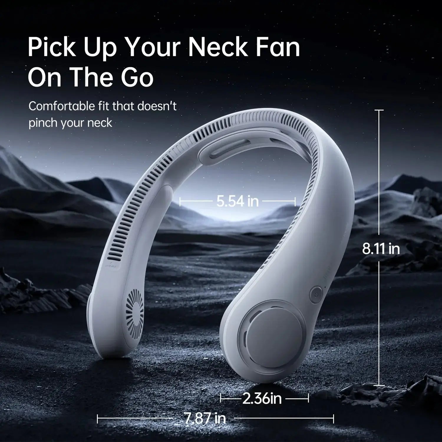 Portable Bladeless Neck Fan 3 4000mAh Rechargeable Qatar