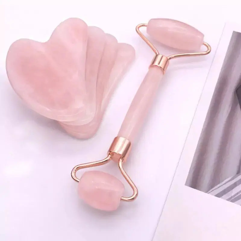 Jade Roller - Pink Stone Roller
