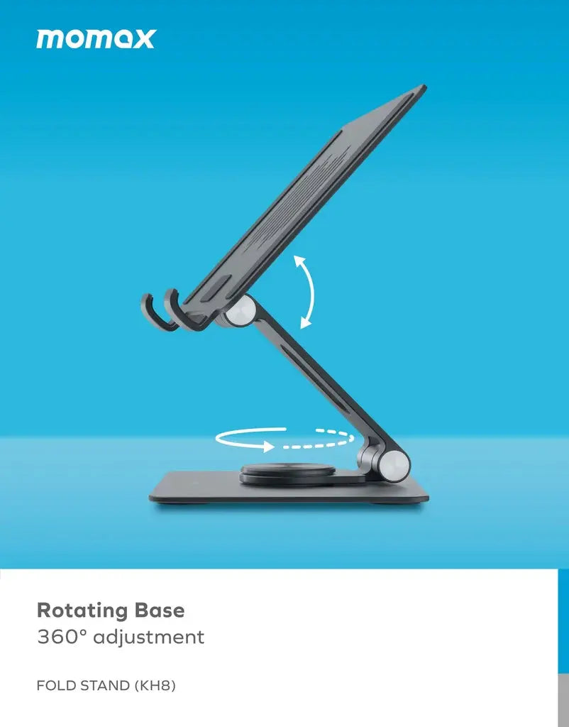 MOMAX Stand – Adjustable Stand for Tablets & Laptops Alamat Qatar