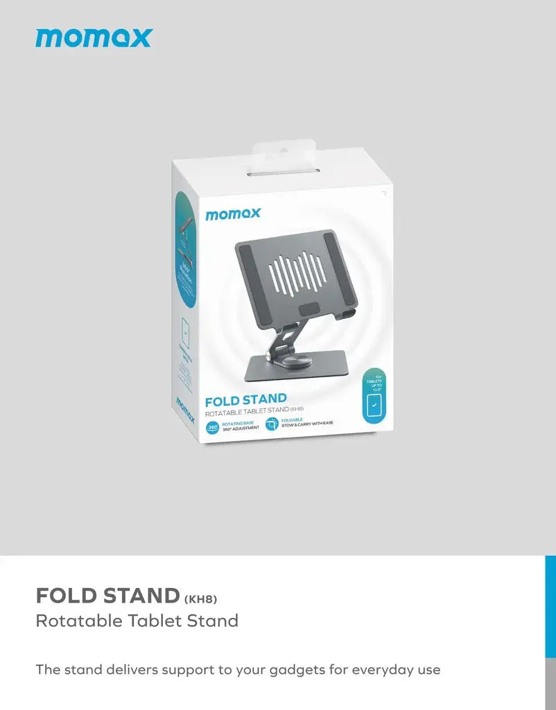 MOMAX Stand – Adjustable Stand for Tablets & Laptops Alamat Qatar