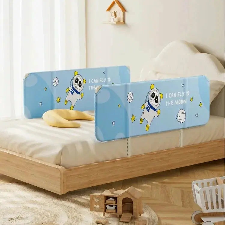 Kid's Foldable Bed Bumper – Adjustable Baby Bed Rail Scrollcart Qatar 