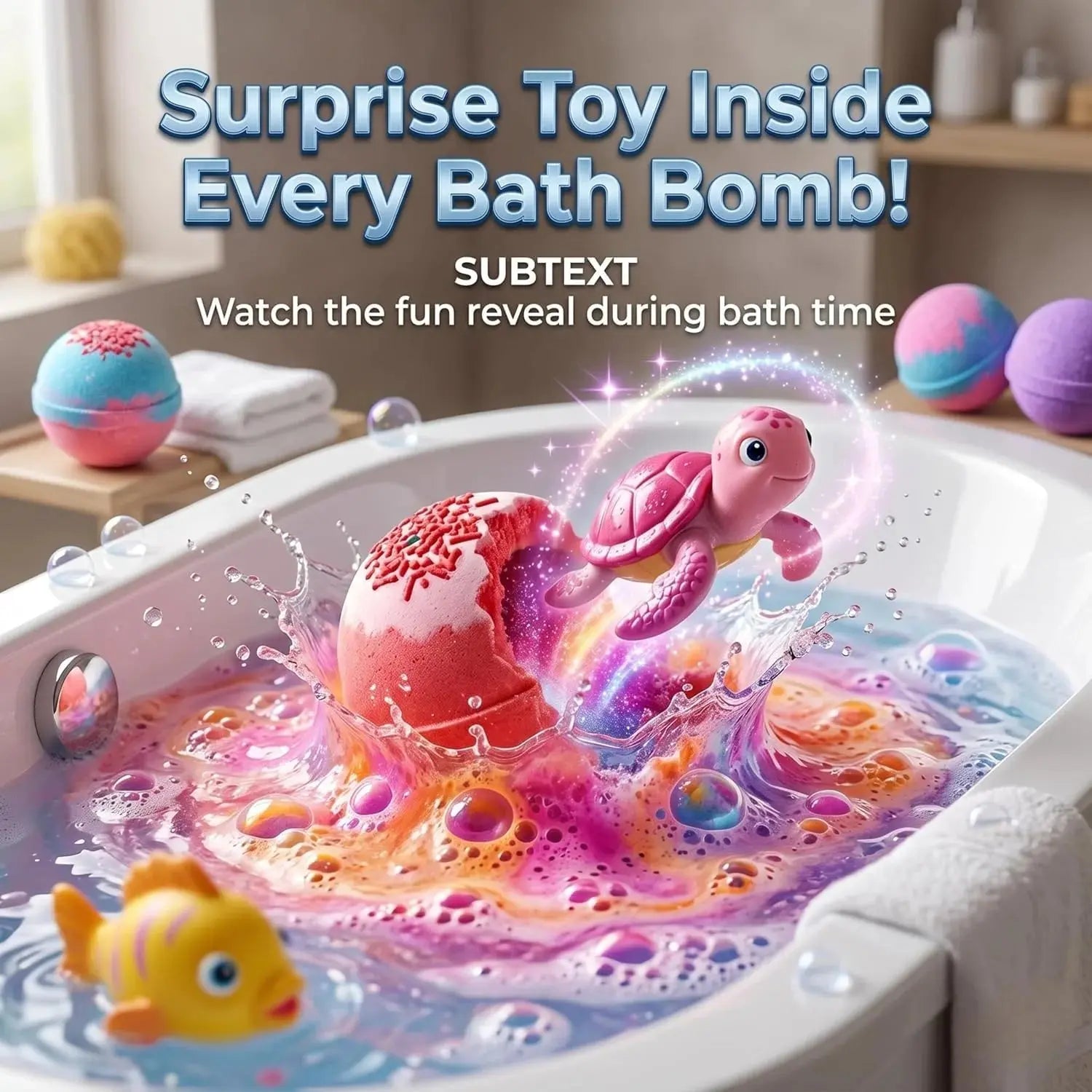 Kids Bath Bomb with Surprise Toy | Scrollcart Qatar
