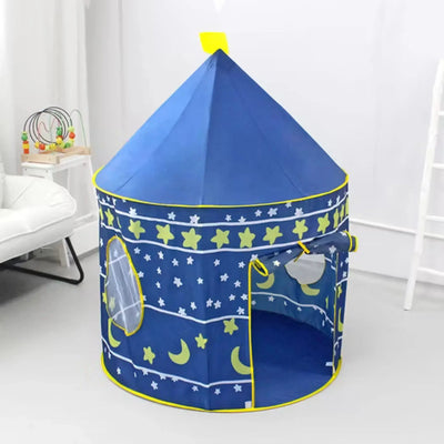 Kids Folding Pop-Up Play House Tent – Portable Castle Playhouse Scrollcart Qatar 