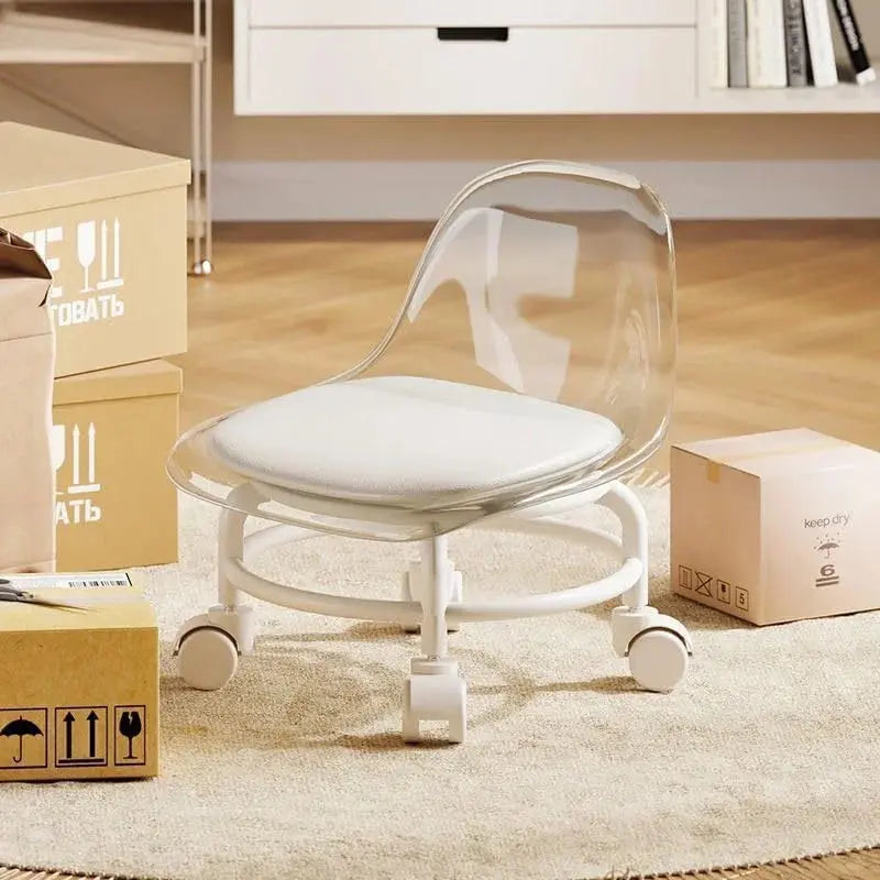 Kids Low Rolling Chair with Wheels & Backrest Doha Qatar