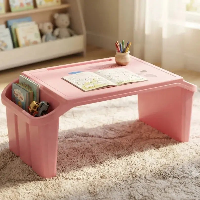 Kids Plastic Writing Desk – Modern Study & Homework Table for Children Scrollcart Qatar 