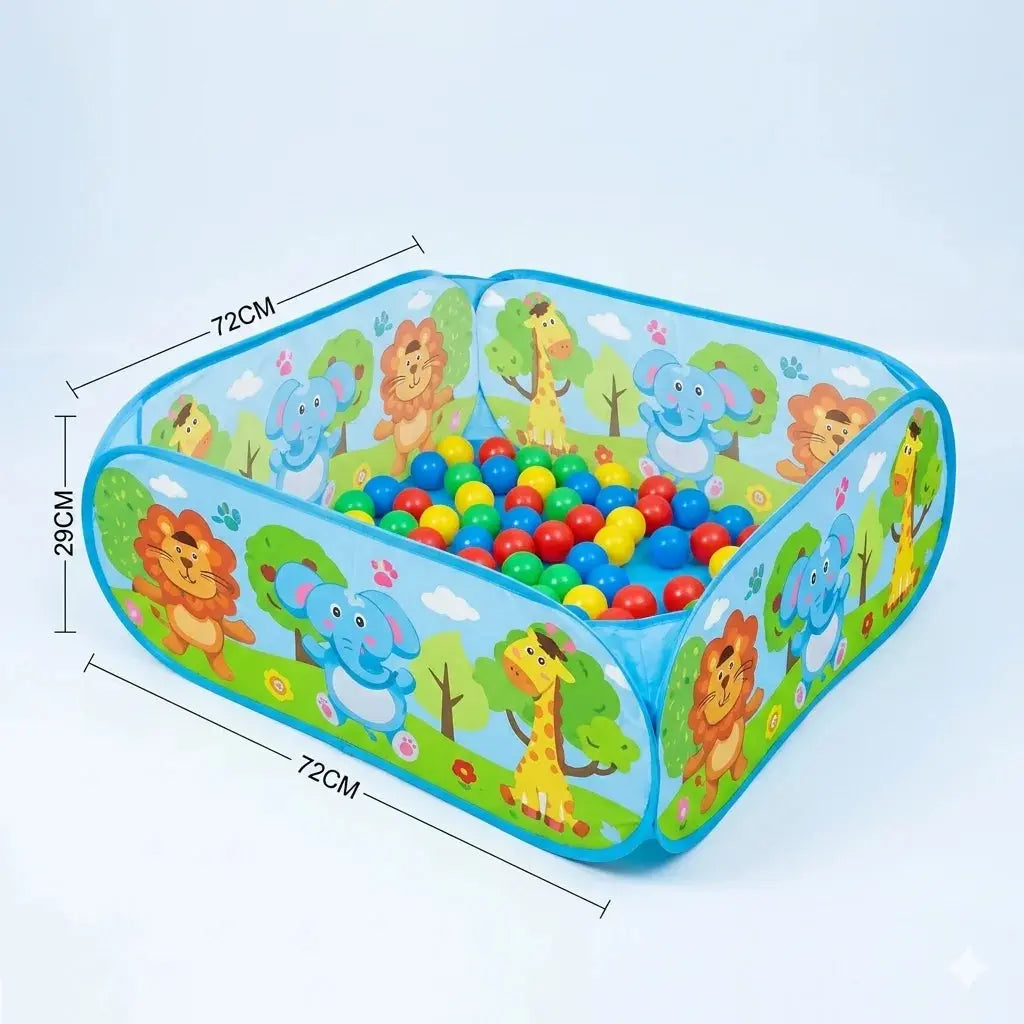Kids Pop Up Play Tent Ball Pit Indoor Outdoor Collapsible Tent with 30 Balls Scrollcart Qatar 