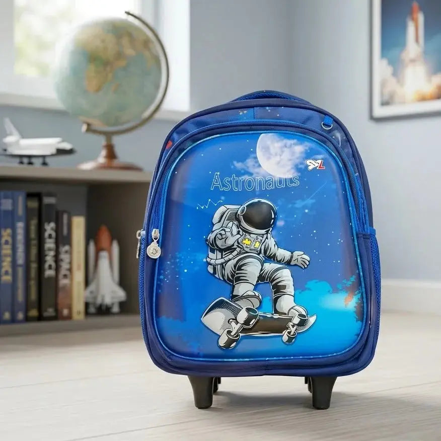 Kids School Trolley Backpack with Wheels – Unisex Bag Scrollcart Qatar 