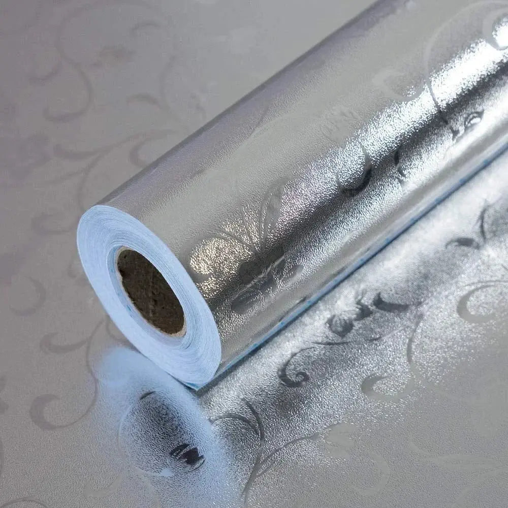 Kitchen Aluminium Foil Roll - Waterproof Heat Resistant Sticker Scrollcart Qatar 
