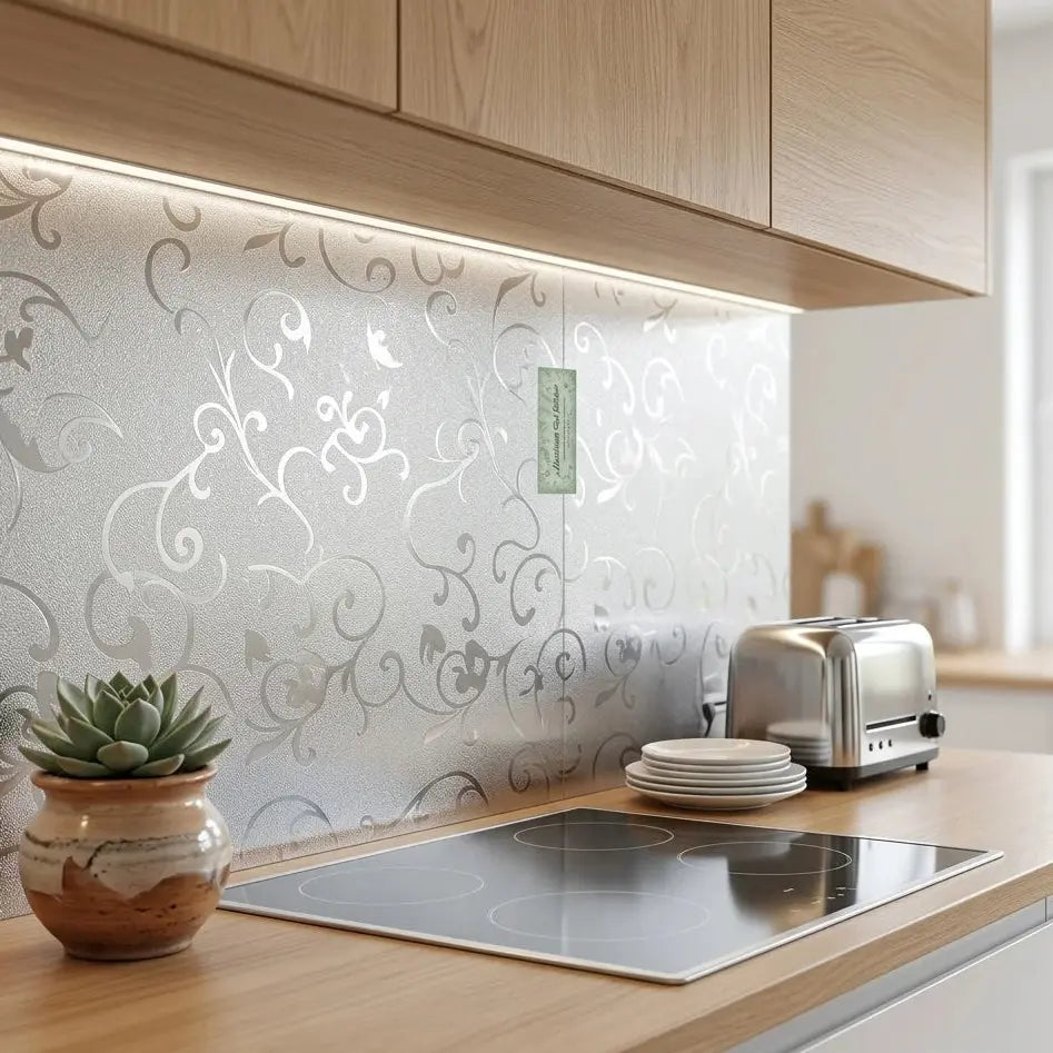 Kitchen Aluminium Foil Roll - Waterproof Heat Resistant Sticker Scrollcart Qatar 