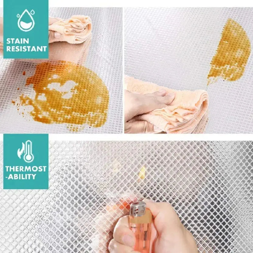 Kitchen Aluminium Foil Roll - Waterproof Heat Resistant Sticker Scrollcart Qatar 
