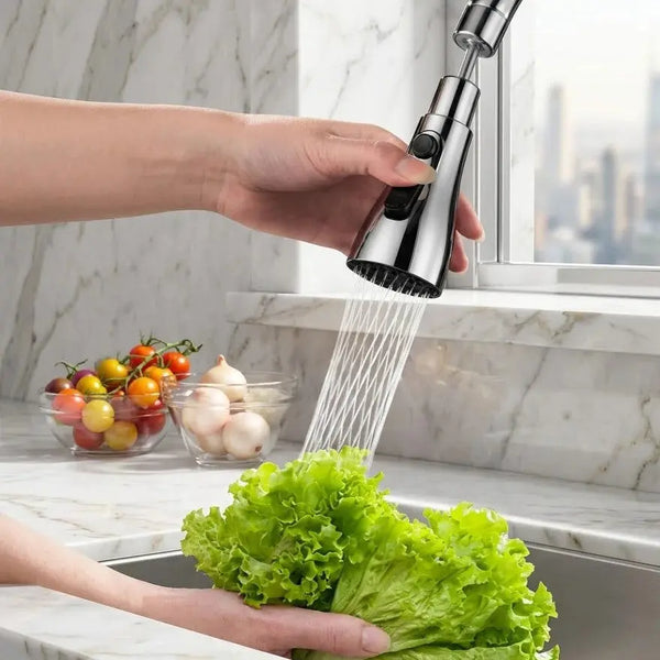 Kitchen Faucet Extender with 3 Water Modes-360° Rotation