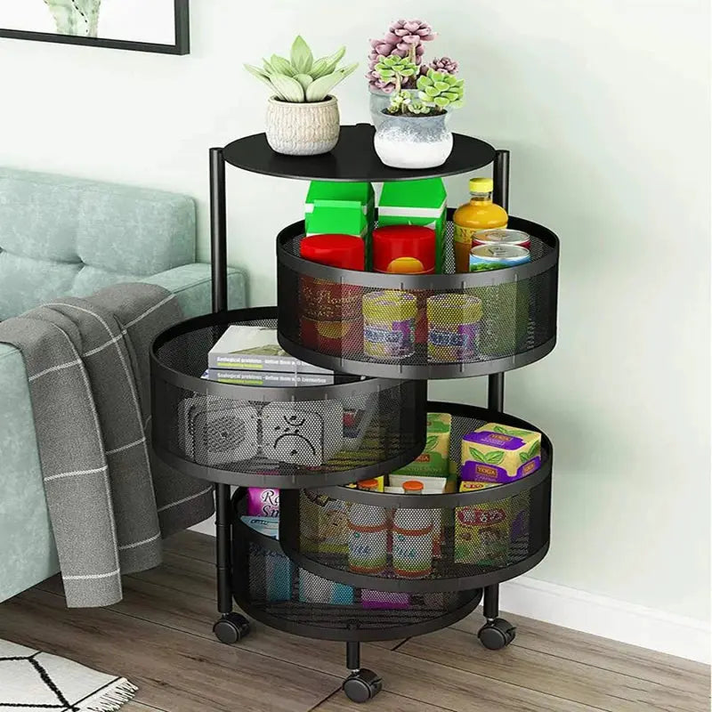 Kitchen Storage Rack - 4 tier Holding Home Accessories