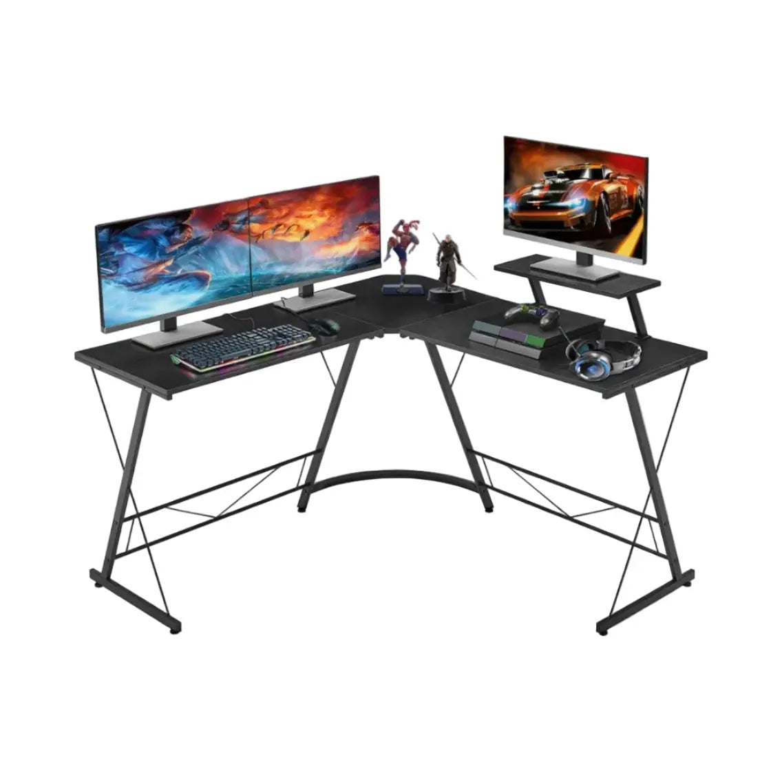 Sky Touch L-Shaped Computer Desk – Gaming Desk Doha Qatar
