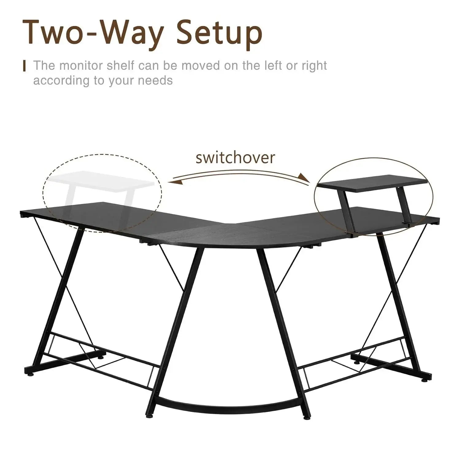 Sky Touch L-Shaped Computer Desk – Gaming Desk Doha Qatar