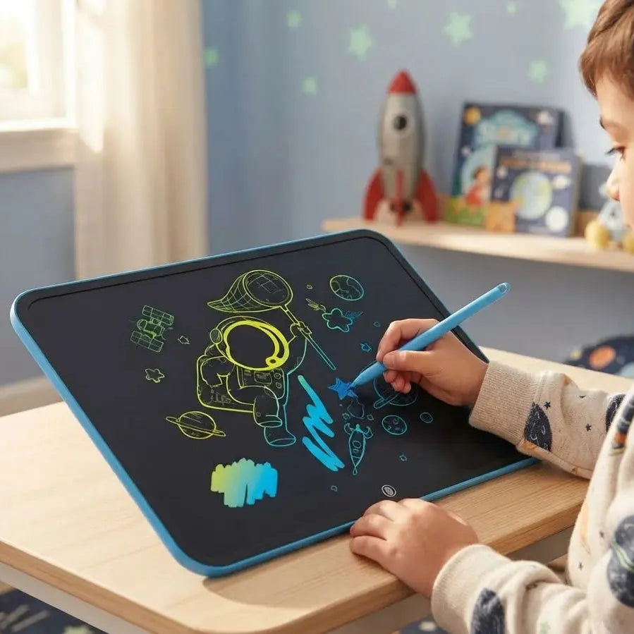 LCD Writing Tablet for Kids – Reusable Drawing & Writing Board with Stylus Scrollcart Qatar 