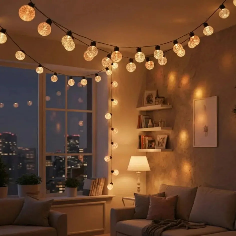 LED String Lights For Outdoor & Indoor Dream Color – USB RGB Globe Lights with Remote Scrollcart Qatar 